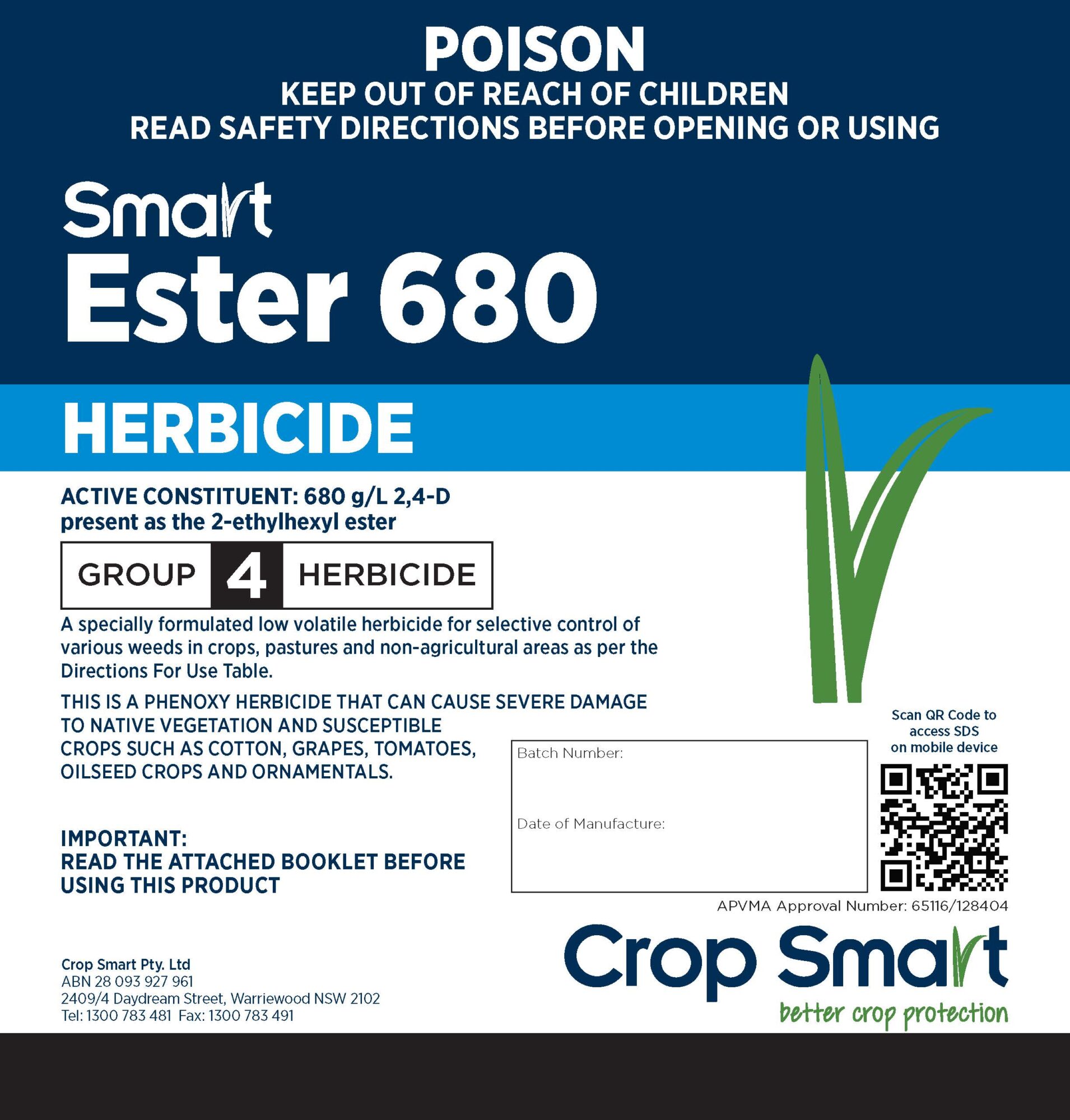 Smart Ester Crop Smart Agricultural Chemicals For Crop Protection