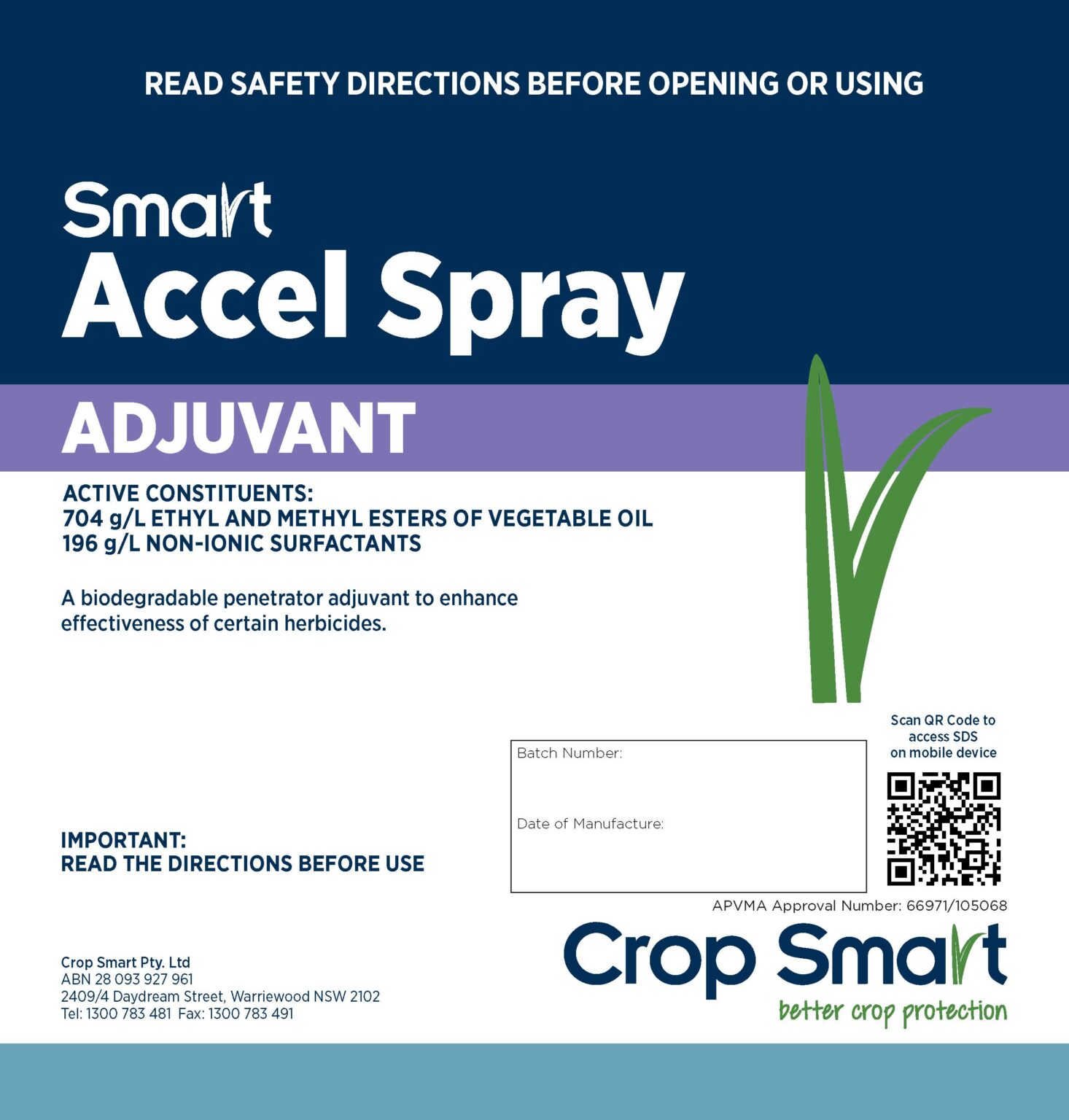 Our Product Range | Crop Smart | Agricultural Chemicals for Crop Protection